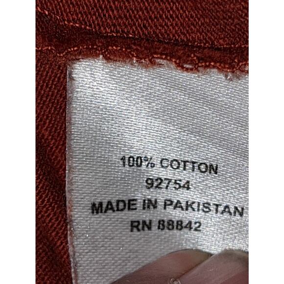 Tall Men's 3X Boulder Creek Trading Company Red Button Down T-Shirt - Picture 4 of 4